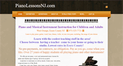 Desktop Screenshot of pianolessonsnj.com